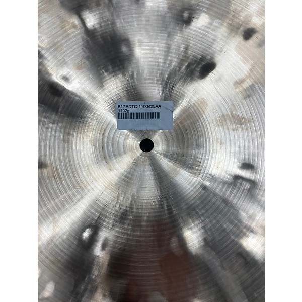 Used MEINL 17in byzance extra dry thin crash Cymbal