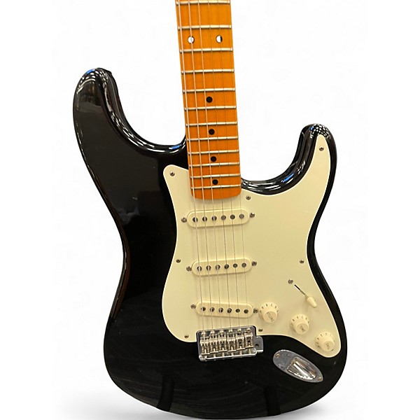 Used Fender Artist Series Eric Johnson Stratocaster Black Solid Body Electric Guitar