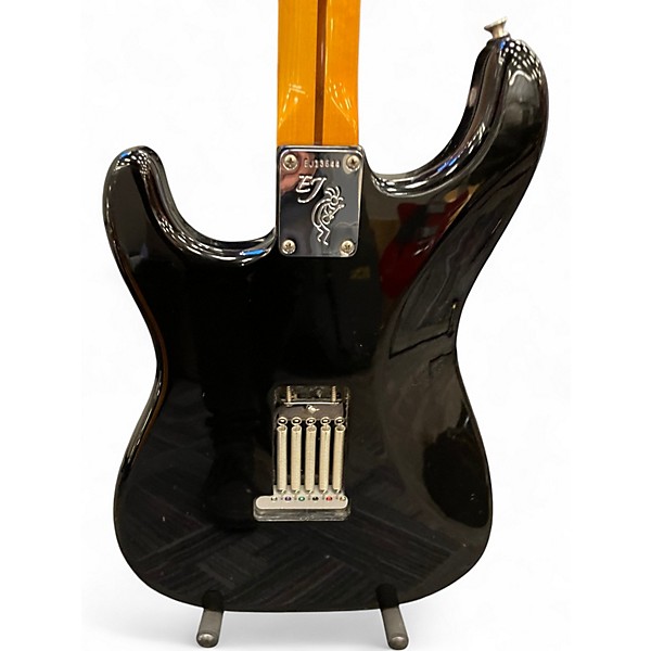Used Fender Artist Series Eric Johnson Stratocaster Black Solid Body Electric Guitar
