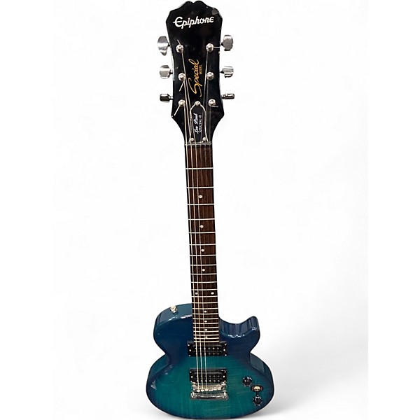 Used Epiphone Les Paul Special II Blue Solid Body Electric Guitar