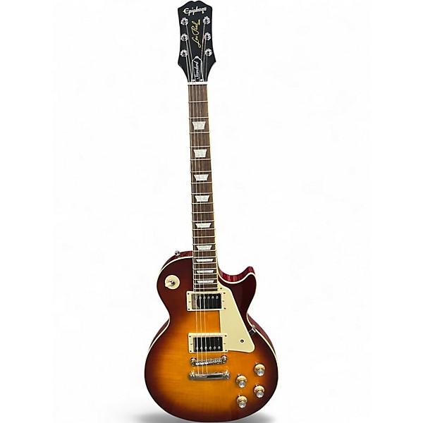 Used Epiphone Les Paul Standard 3 Tone Sunburst Solid Body Electric Guitar