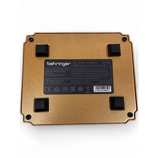 Used Behringer ZENTARA Effect Pedal