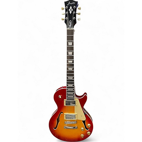 Used Firefly FFSPS 2 Color Sunburst Hollow Body Electric Guitar