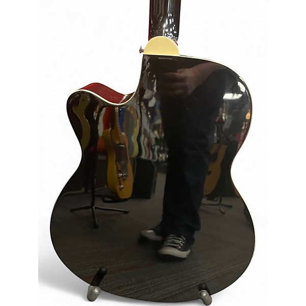 Used Vizcaya AEBBKAKIT Black Acoustic Bass Guitar