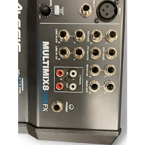 Used Alesis MultiMix 8 FX USB 8-Channel Unpowered Mixer