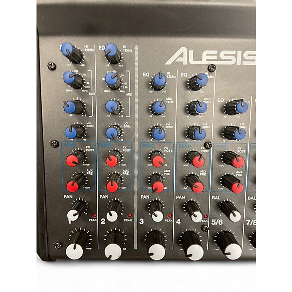 Used Alesis MultiMix 8 FX USB 8-Channel Unpowered Mixer