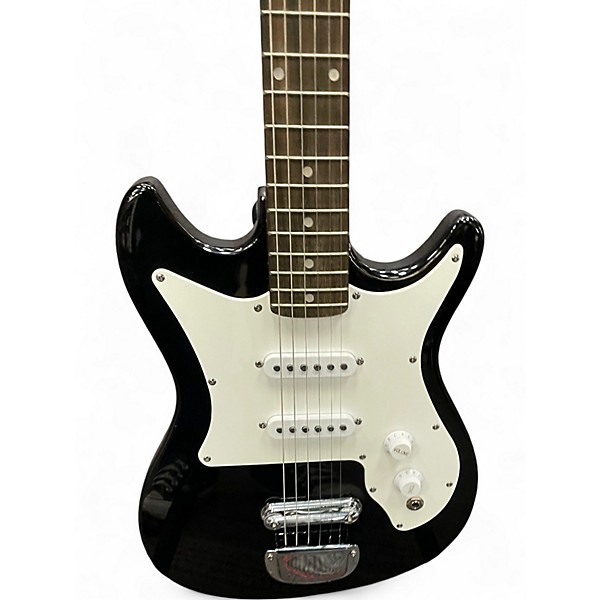 Used Harmony H802 Black Solid Body Electric Guitar