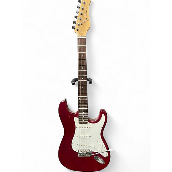 Used Jay Turser S STYLE Red Solid Body Electric Guitar