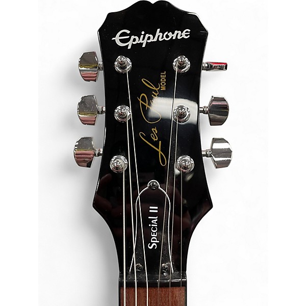 Used Epiphone Les Paul Special II Black Solid Body Electric Guitar