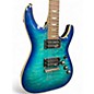 Used Schecter Guitar Research Omen Extreme 6 Ocean Blue Burst Solid Body Electric Guitar