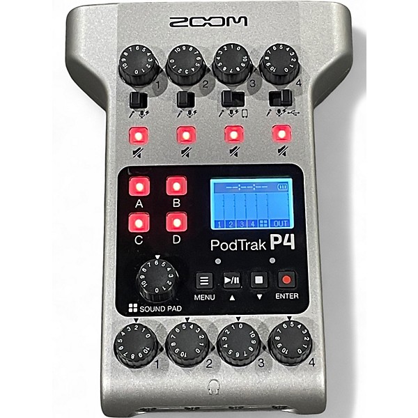 Used Zoom PODTRAK P4 Audio Interface