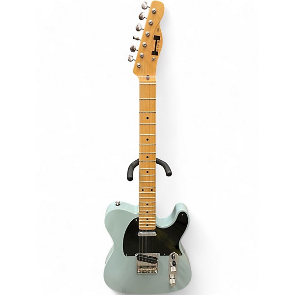 Used Hahn Z28 Blue Solid Body Electric Guitar