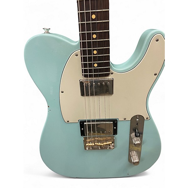 Used LsL Instruments BADBONE RELIC Blue Solid Body Electric Guitar