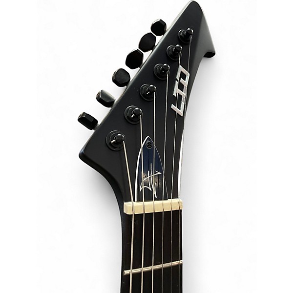 Used ESP LTD James Hetfield Snakebyte Black Solid Body Electric Guitar
