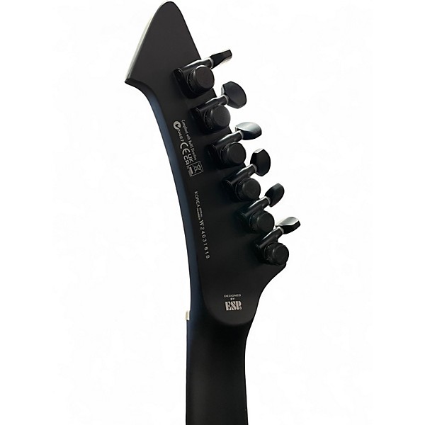 Used ESP LTD James Hetfield Snakebyte Black Solid Body Electric Guitar