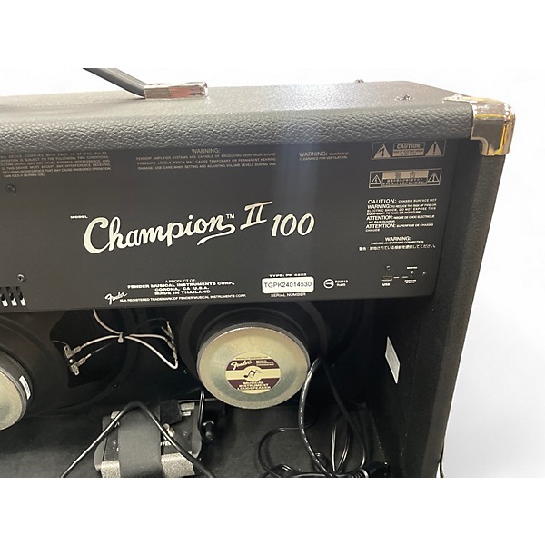 Used Fender Champion 100 Guitar Combo Amp