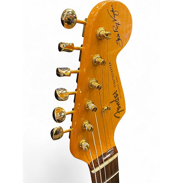 Vintage 1996 Fender Stevie Ray Vaughan Stratocaster 3 Color Sunburst Solid Body Electric Guitar