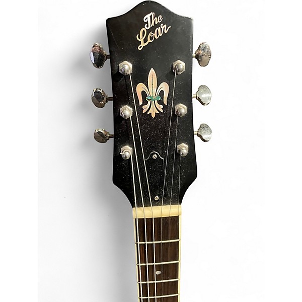 Used The Loar LH319BK Black Hollow Body Electric Guitar
