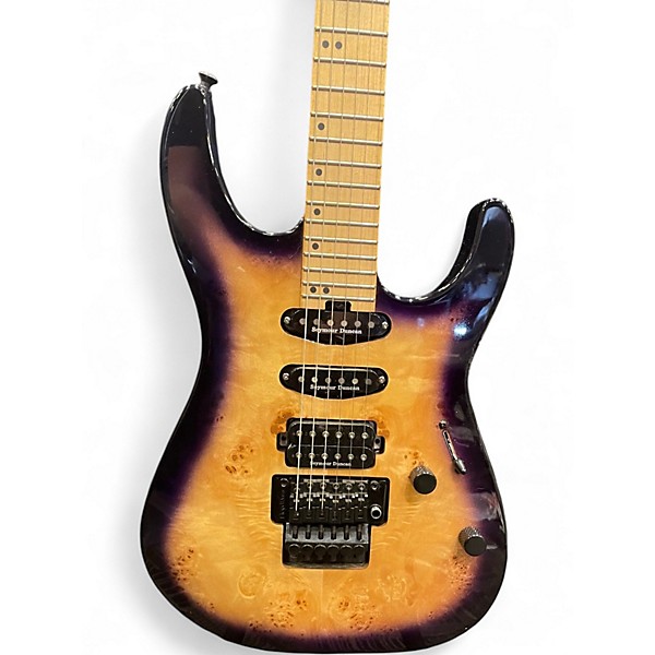 Used Charvel Pro-Mod DK24 HSS FR M Poplar Trans Purple Solid Body Electric Guitar