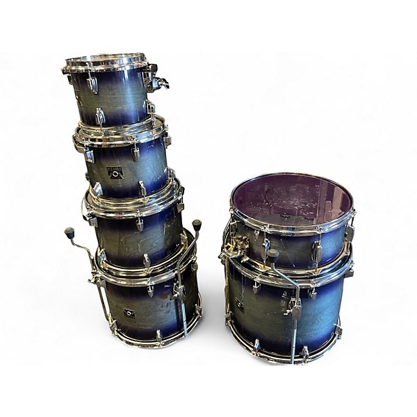Used TAMA 7 Piece Superstar Blue Drum Kit