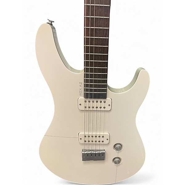 Used Yamaha RGX A2 White Solid Body Electric Guitar