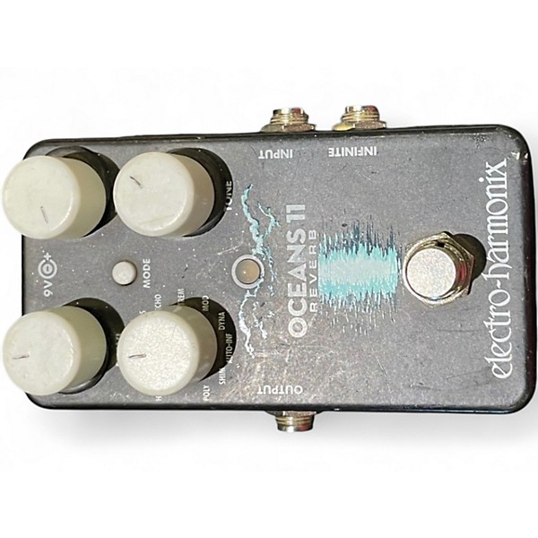 Used Electro-Harmonix Oceans 11  Reverb Effect Pedal