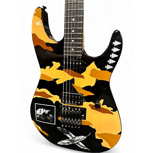 Used ESP GEORGE LYNCH DESERT EAGLE Camo Solid Body Electric Guitar