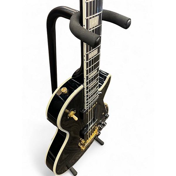 Used Epiphone Les Paul Custom Black Solid Body Electric Guitar