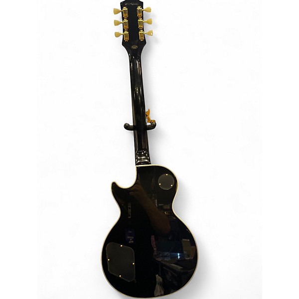 Used Epiphone Les Paul Custom Black Solid Body Electric Guitar