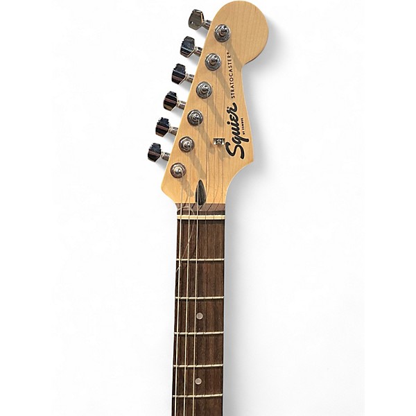 Used Squier STRATOCASTER Olympic White Solid Body Electric Guitar