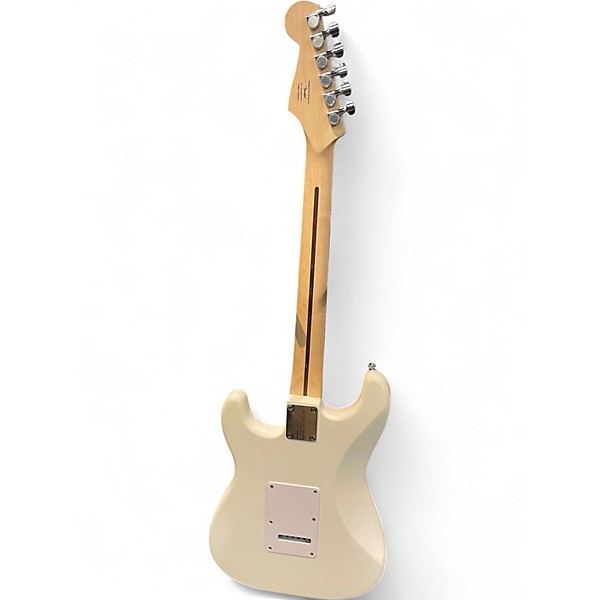 Used Squier STRATOCASTER Olympic White Solid Body Electric Guitar