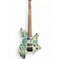 Used Eart GW2 pro Trans Blue Solid Body Electric Guitar thumbnail