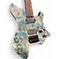 Used Eart GW2 pro Trans Blue Solid Body Electric Guitar