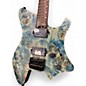 Used Eart GW2 pro Trans Blue Solid Body Electric Guitar