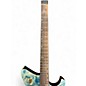 Used Eart GW2 pro Trans Blue Solid Body Electric Guitar