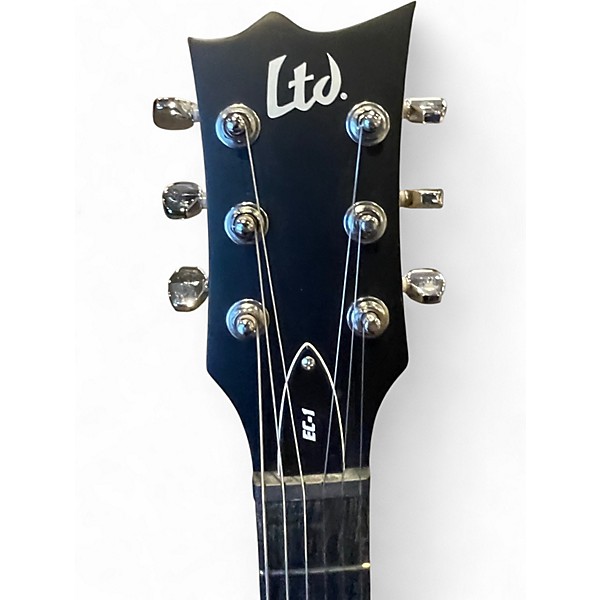 Used ESP EC-1 Black Solid Body Electric Guitar