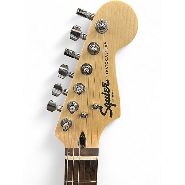 Used Squier Stratocaster 2 Color Sunburst Solid Body Electric Guitar