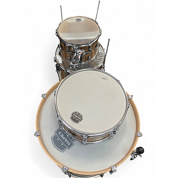 Used Mapex 5 Piece Mars Limited Edition Natural Drum Kit
