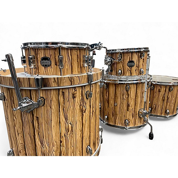 Used Mapex 5 Piece Mars Limited Edition Natural Drum Kit