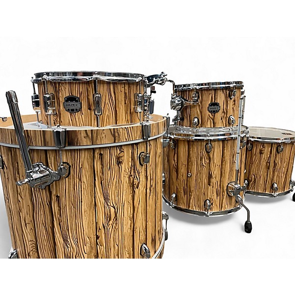 Used Mapex 5 Piece Mars Limited Edition Natural Drum Kit