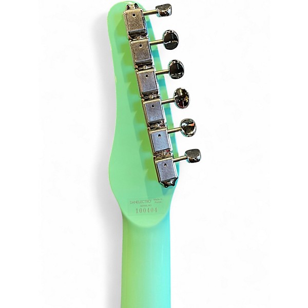 Used Danelectro Vintage Baritone Seafoam Green Hollow Body Electric Guitar