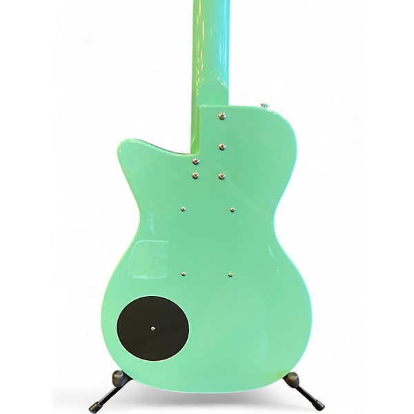 Used Danelectro Vintage Baritone Seafoam Green Hollow Body Electric Guitar