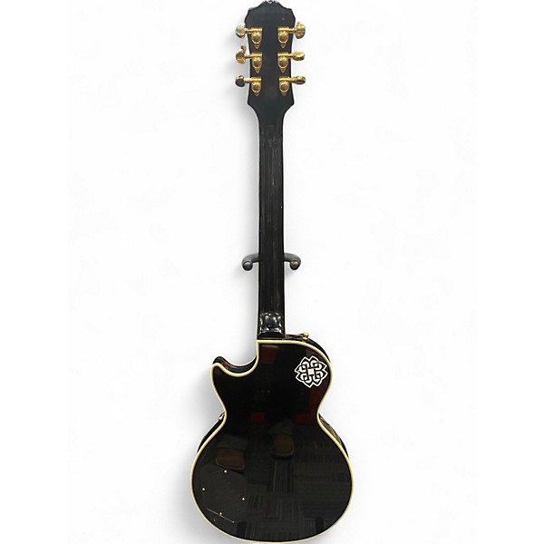 Used Epiphone LES PAUL BLACK BEAUTY Black and Gold Solid Body Electric Guitar