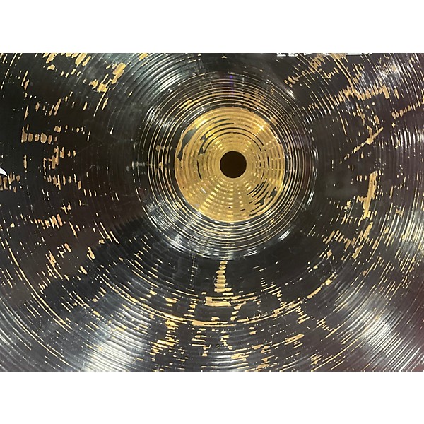 Used Zildjian 15in PITCH BLACK Cymbal