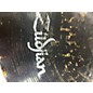 Used Zildjian 15in PITCH BLACK Cymbal