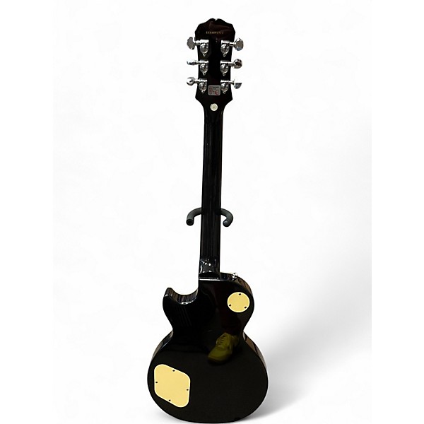 Used Epiphone Les Paul Classic Trans Black Solid Body Electric Guitar