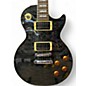 Used Epiphone Les Paul Classic Trans Black Solid Body Electric Guitar