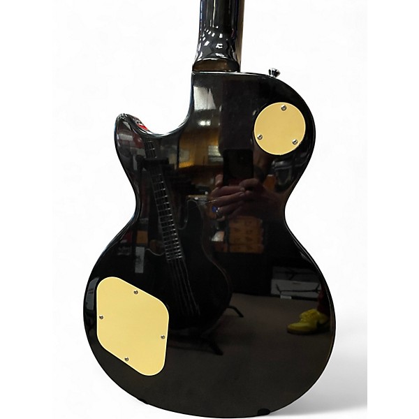 Used Epiphone Les Paul Classic Trans Black Solid Body Electric Guitar