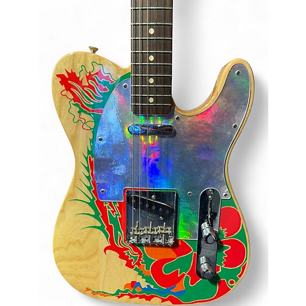 Used Fender Jimmy Page Mirror Telecaster Natural Solid Body Electric Guitar