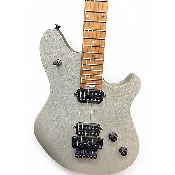 Used EVH Wolfgang Standard Silver Sparkle Solid Body Electric Guitar